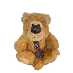 Vintage Commonwealth Plush Stuffed Animal Toy Tie Paisley Pals Paddy Squeak Tail